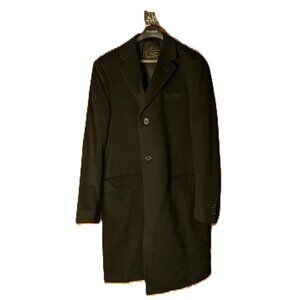Jos. A. Bank Black Wool Coat